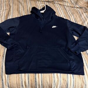 Nike Men's Dark Blue Pullover Hoodie